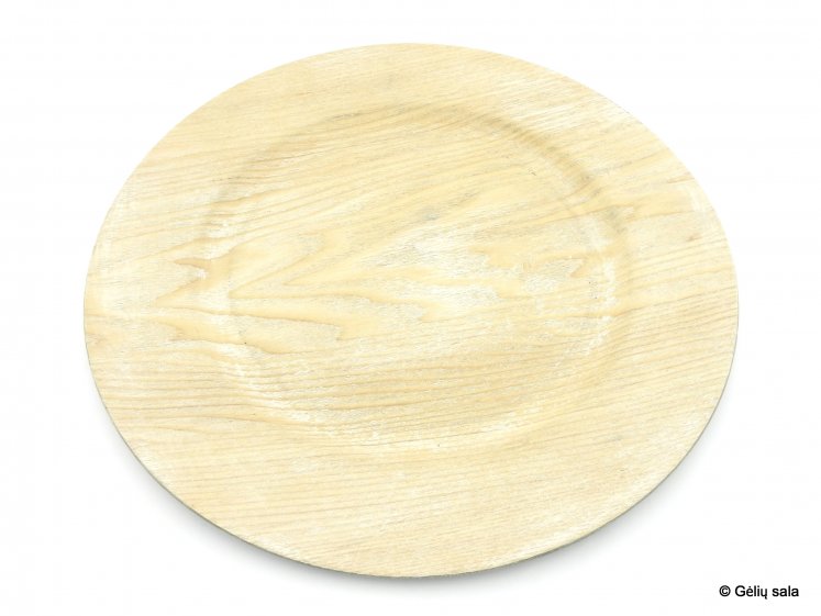 Plastikinė lėkštė medžio...