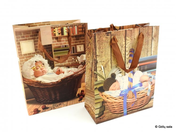 Dovanų maišelis su vaikais