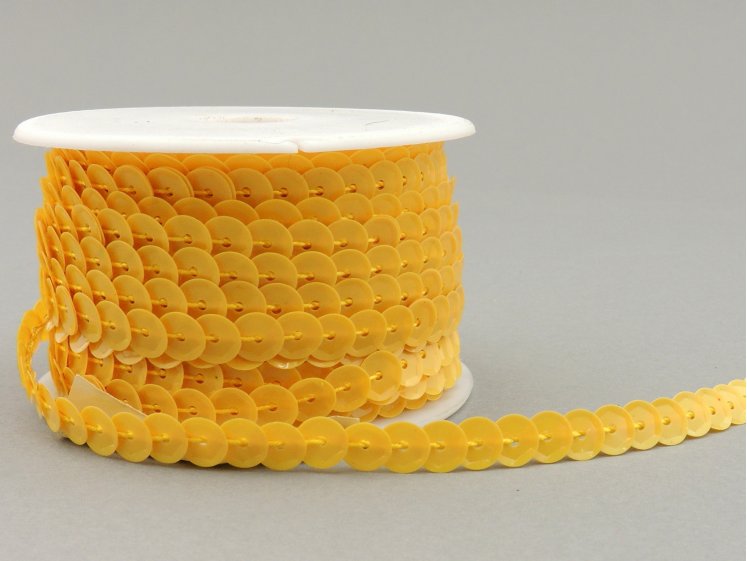 Sequin Ribbon Orange