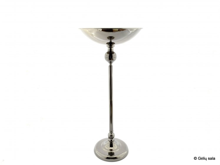 Metalinis stovas su bliūdeliu