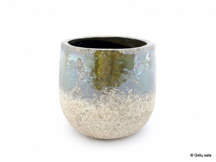 Keramikinis vazonas žaliai...