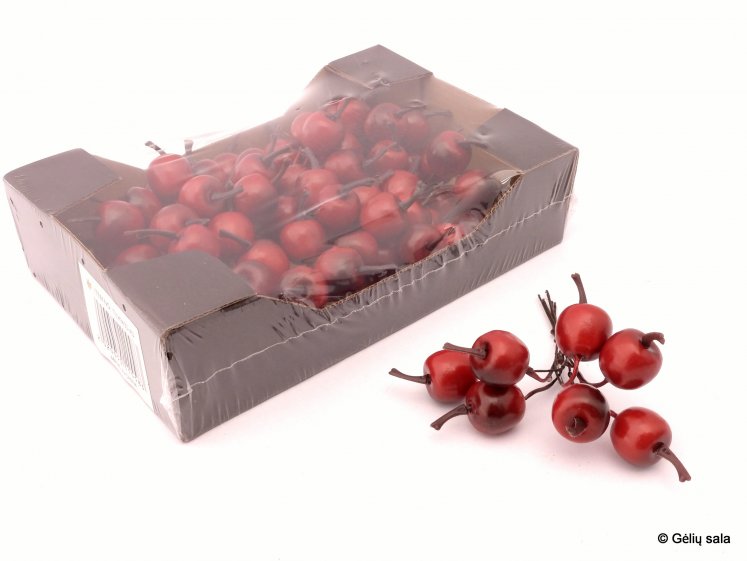 Dekoracija - obuolys bordo...