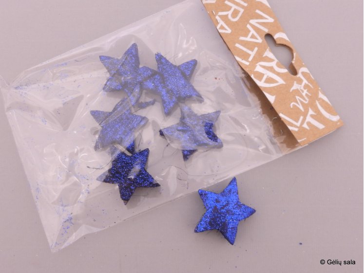 Coconut Stars D.BLUE (gltter)