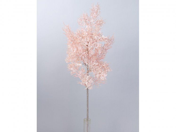 Snowy cypress branch, pink