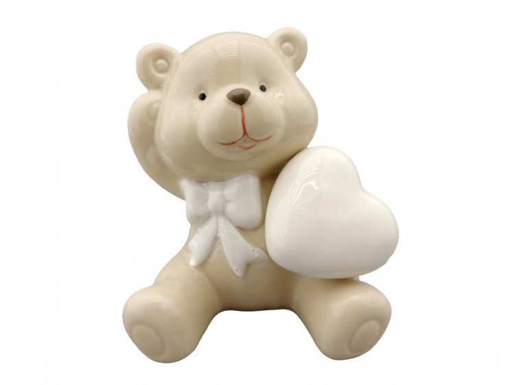 Meškutis su širdele rankoje