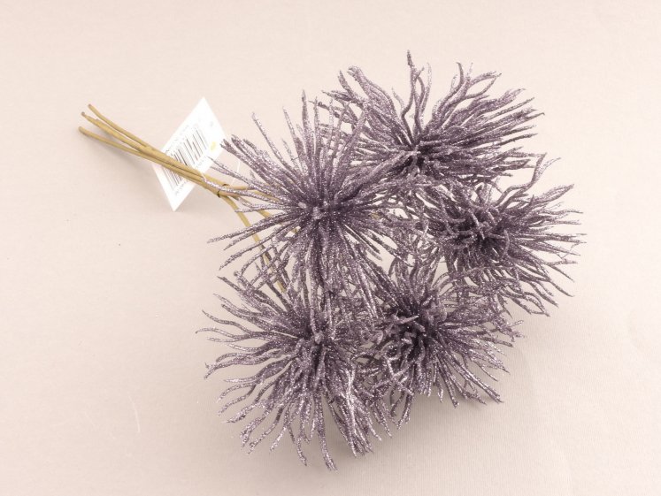 Shiny Thistle on a Wire