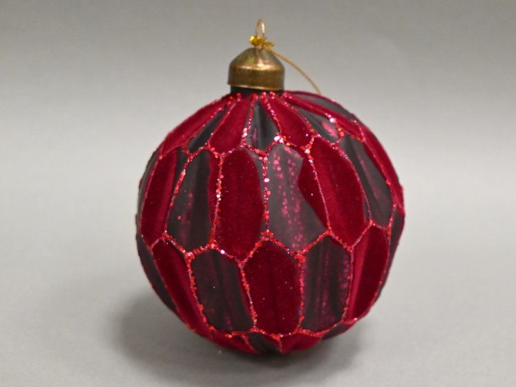 Glass Christmas tree toy