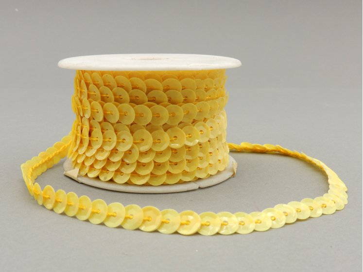 Sequin Ribbon Yellow