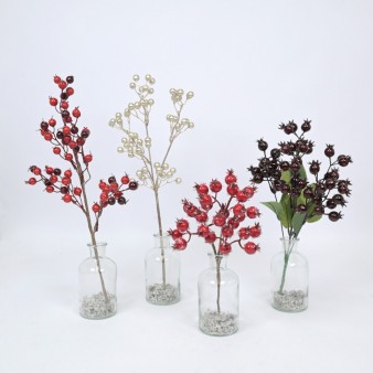 Berries and decorations