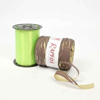 Raffia and Plastic Ribbon